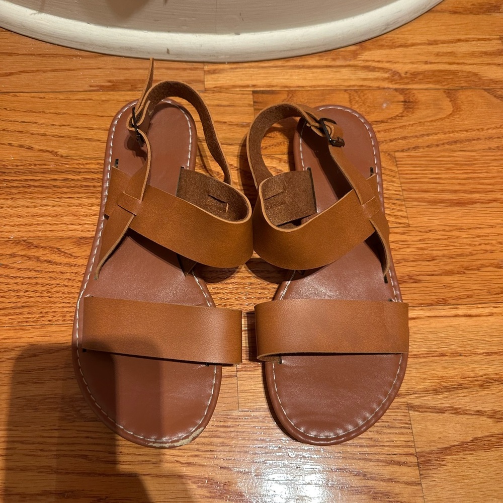 Brown Strappy Sandals